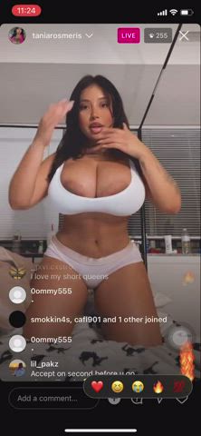 big tits boobs latina gif