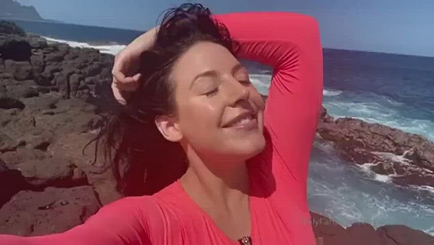 Angela White sun kissed drop