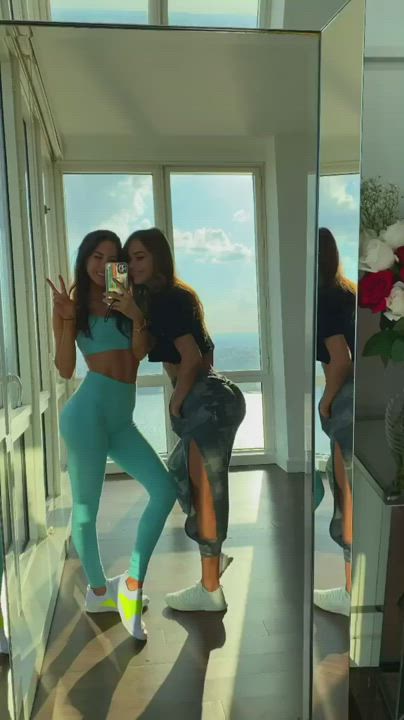Yanet Garcia, Jen Selter. You know how it be. Big butts.