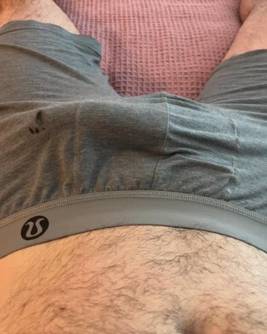 bulge hard underwear gif