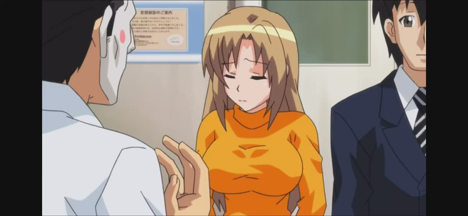 Doctor Grabbing Hentai gif