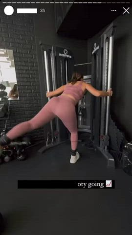 big ass lauren phillips leggings workout gif