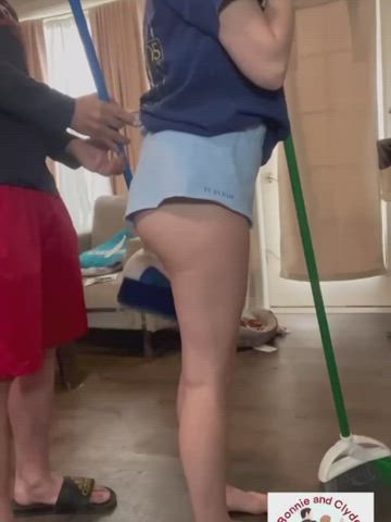 Booty Shorts Wedgie gif