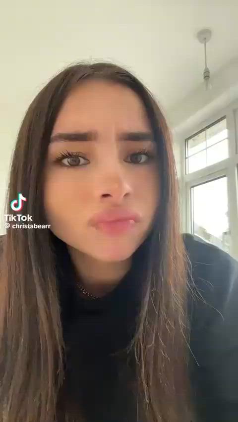 ass babe big ass booty bubble butt sfw solo teen tiktok white girl gif