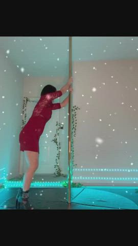 asian cute japanese legs pole dance thighs upskirt wrestling gif