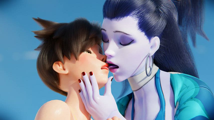 3d animation beach big tits clit rubbing fingering kissing lesbians nails swimsuit