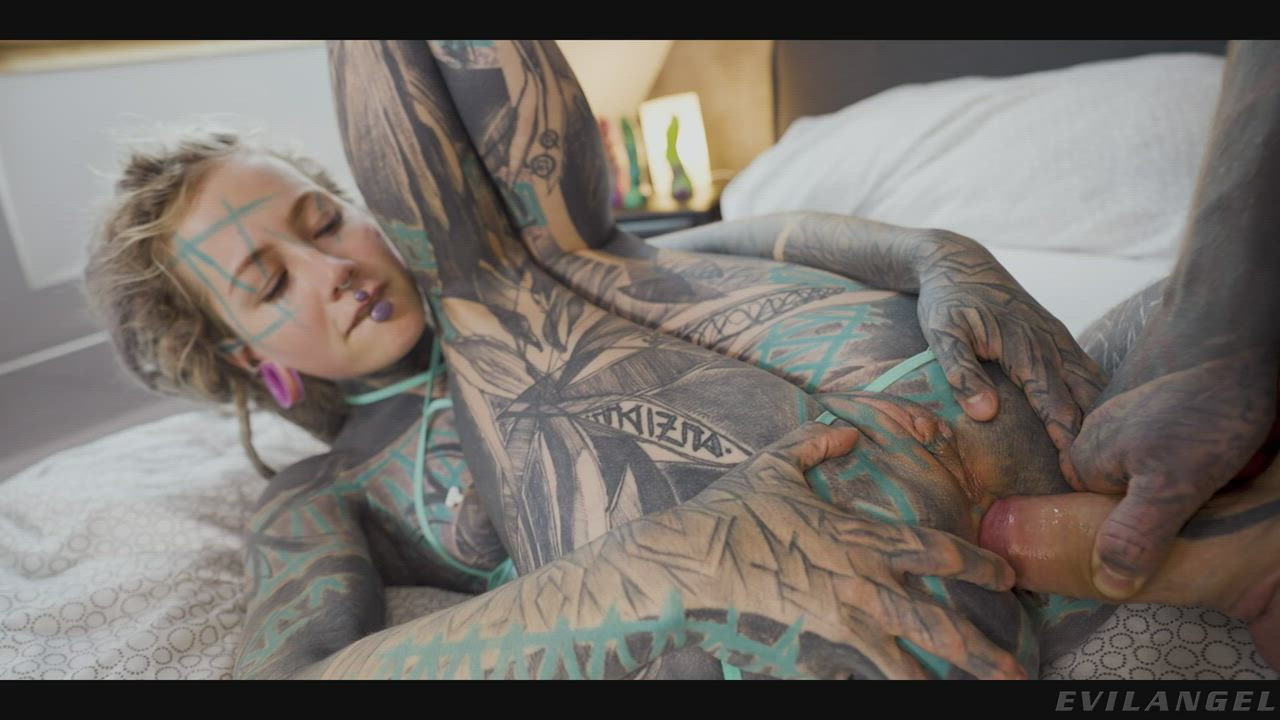 Anuskatzz Swiss tattoo princess anal