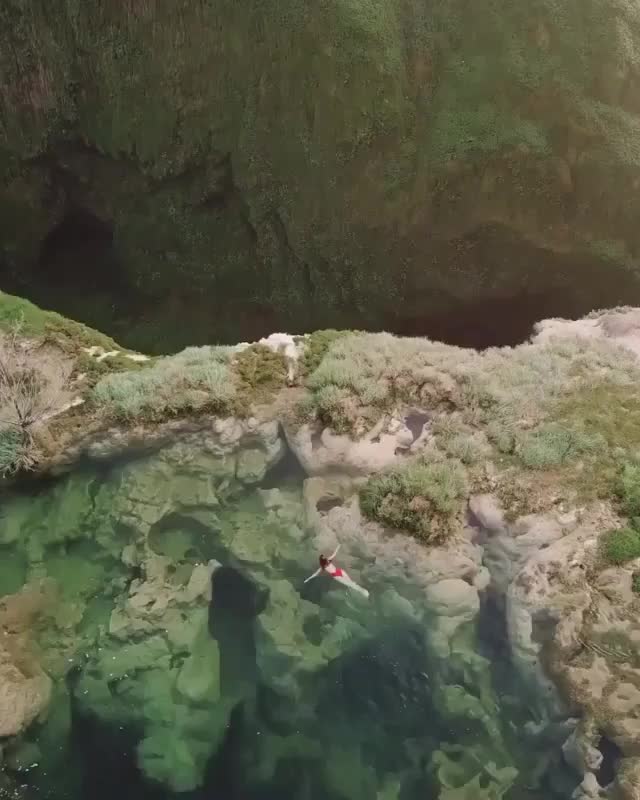 This waterfall in La Huatesca Potosina, Mexico