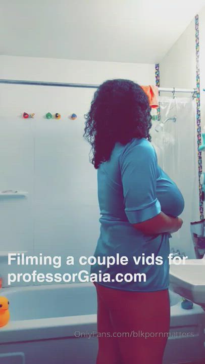 Big Tits Boobs Shower gif