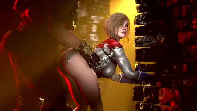 2477687 - DC Injustice 2 PokedudeSFM Power Girl Superman (series) animated webm