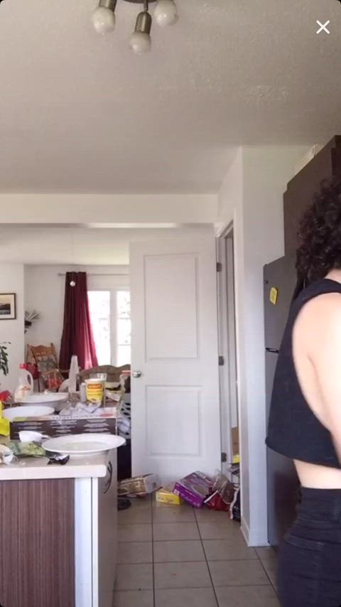 amateur downblouse milf natural tits nipslip tiktok tits gif