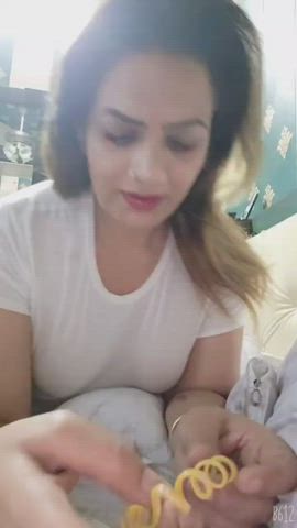 Braless Indian MILF TikTok gif