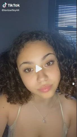 big tits cute latina teen tiktok gif