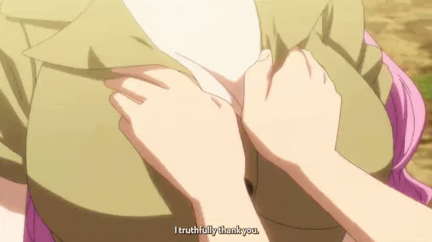 anime bouncing tits breast sucking breastfeeding ecchi huge tits yuri gif