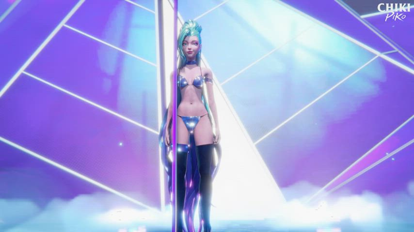 Seraphine's pole dance K/DA (Chikipiko)