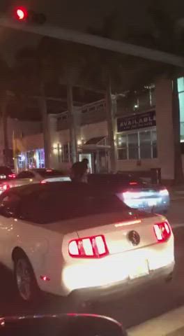 Blowjob Car Public gif