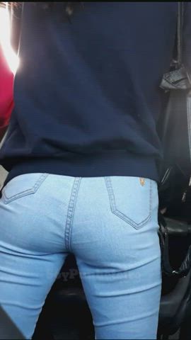 big ass booty fetish hidden cam jeans tight voyeur worship gif