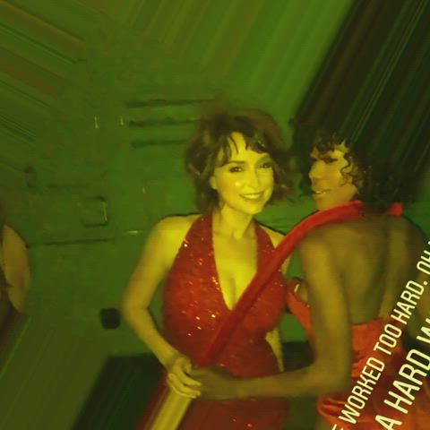 dancing dress milana vayntrub gif