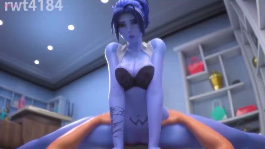 bouncing bouncing tits curvy milf muscular milf overwatch riding hanime just-boobs