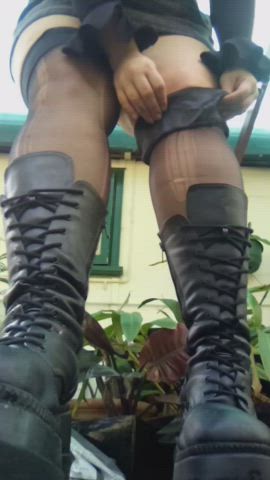 Ass Boots Stockings gif