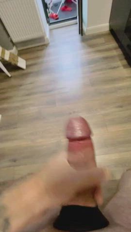 cock cock ring cum cumshot male masturbation mature penis solo gif