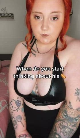 bbw big tits latex redhead tiktok tits gif