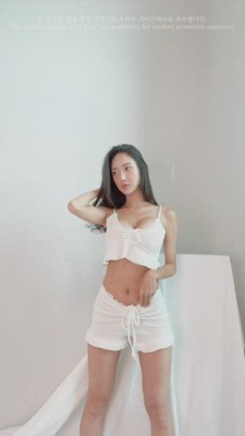 asian babe cute korean model gif