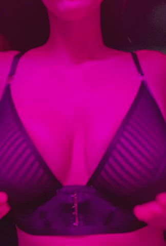 big tits boobs brunette lingerie tits gif