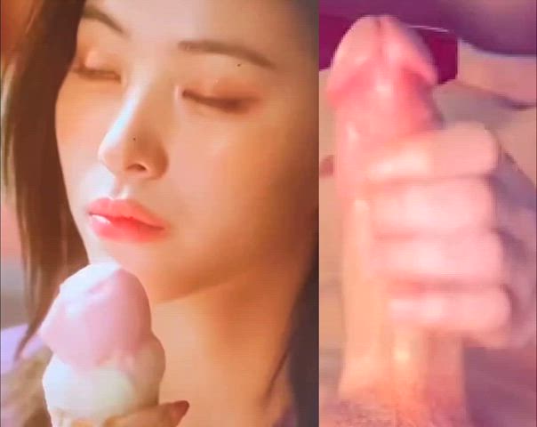 asian bwc babecock cumshot daddy korean reaction split screen porn wmaf kpop gif