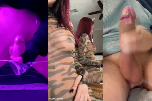 ahegao bwc cosplay cum cumshot split screen porn trans gif