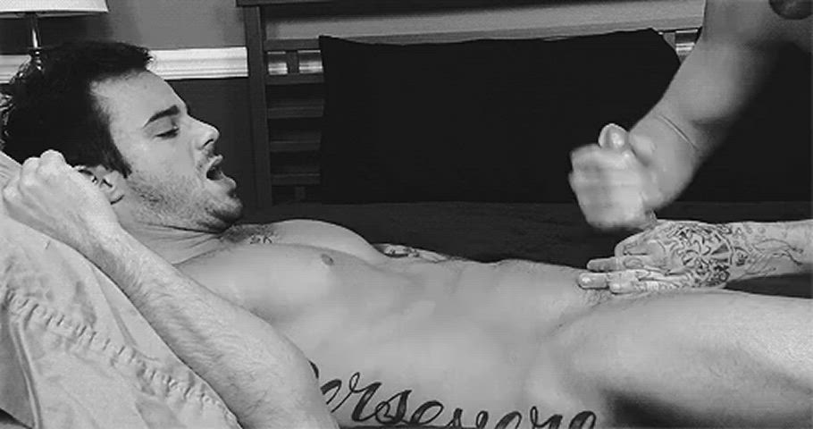 cum cumshot gay handjob slow gif