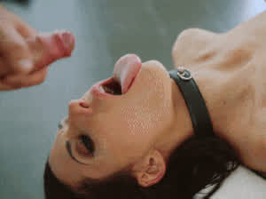 Brunette Cum Cum In Mouth Cumshot gif