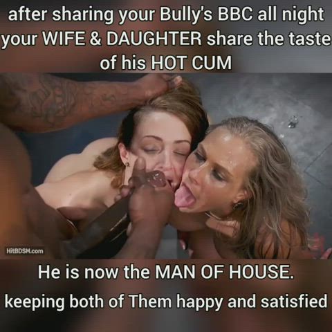 bbc caption cumswap facial kissing milf submissive gif