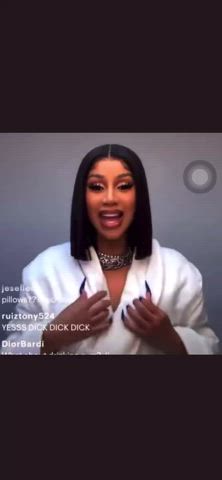 candice cardinelle cardi b ebony gif