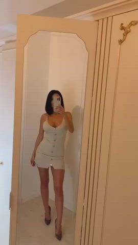 big tits body boobs dress heels gif