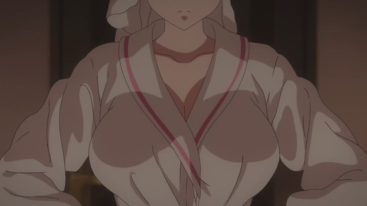 Anime Big Tits Ecchi Redhead gif