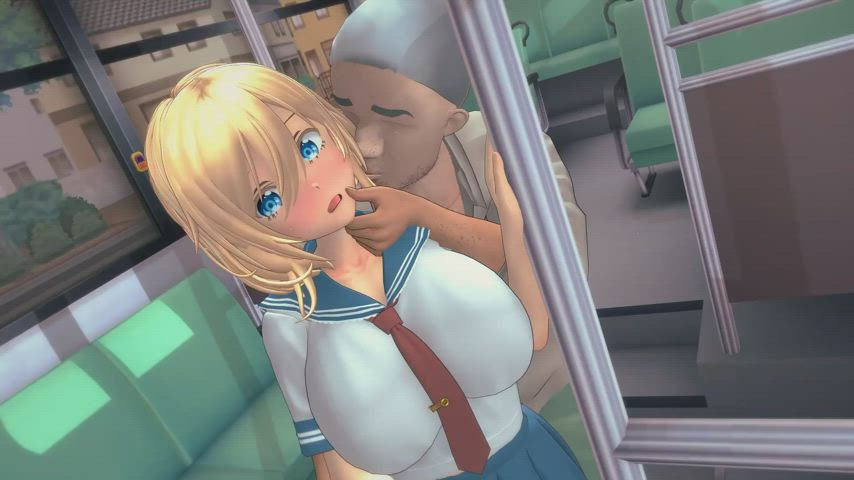 3d animation cum cumshot groping rule34 schoolgirl thighjob gif