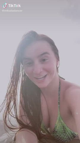 Amateur Beach Big Ass Dirty Talk TikTok gif