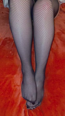 Sexy black fishnets!