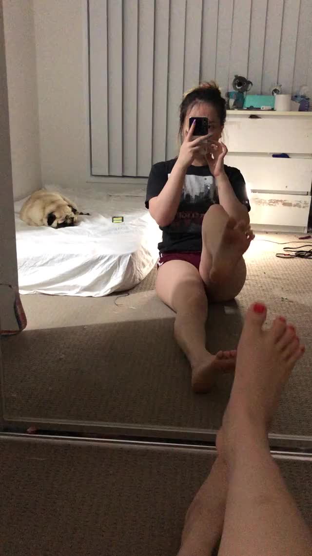 Can I step on you before bed?