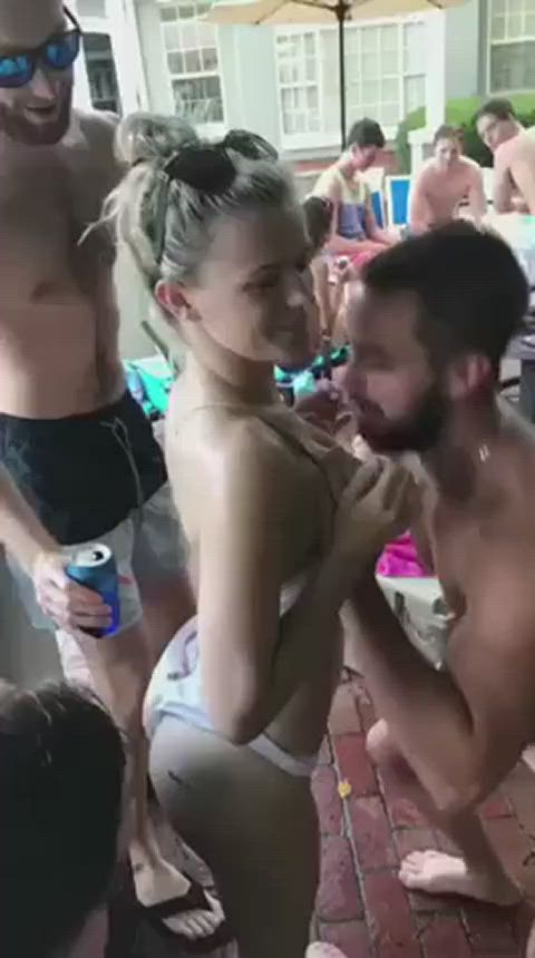 foreplay mmf threesome gif