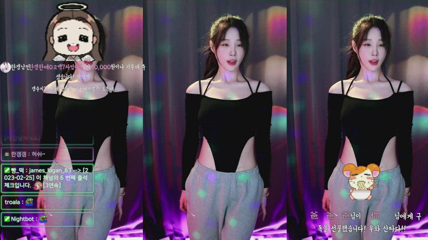 asian big tits dancing korean gif