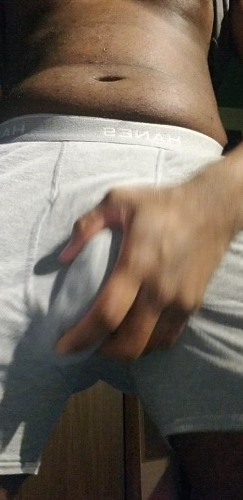 BBC Big Dick Cock Jerk Off Male Masturbation Underwear gif