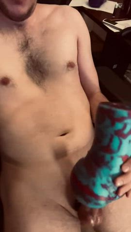 bad dragon cumshot male masturbation gif