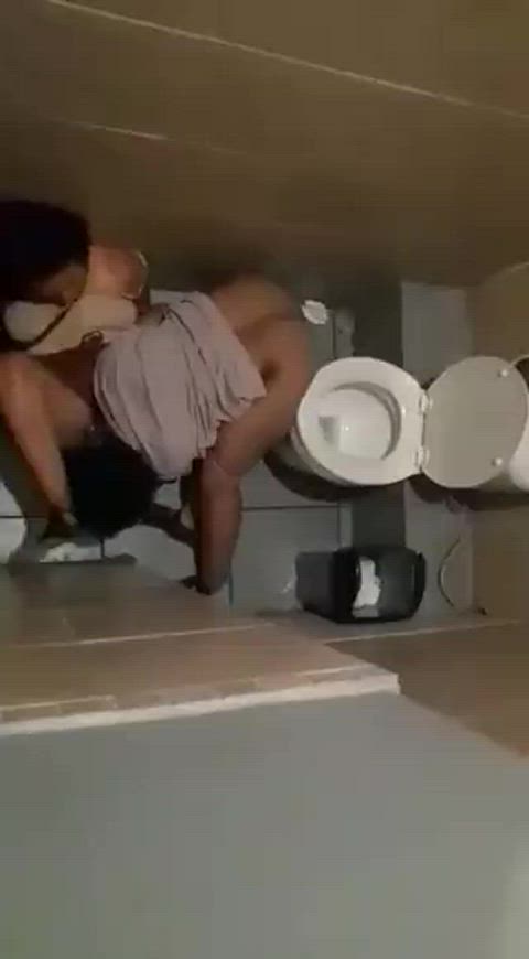 Public Toilet Caught GIF by PorninBlack.com