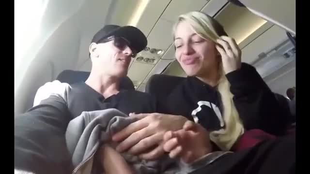 sucking me in the airplane