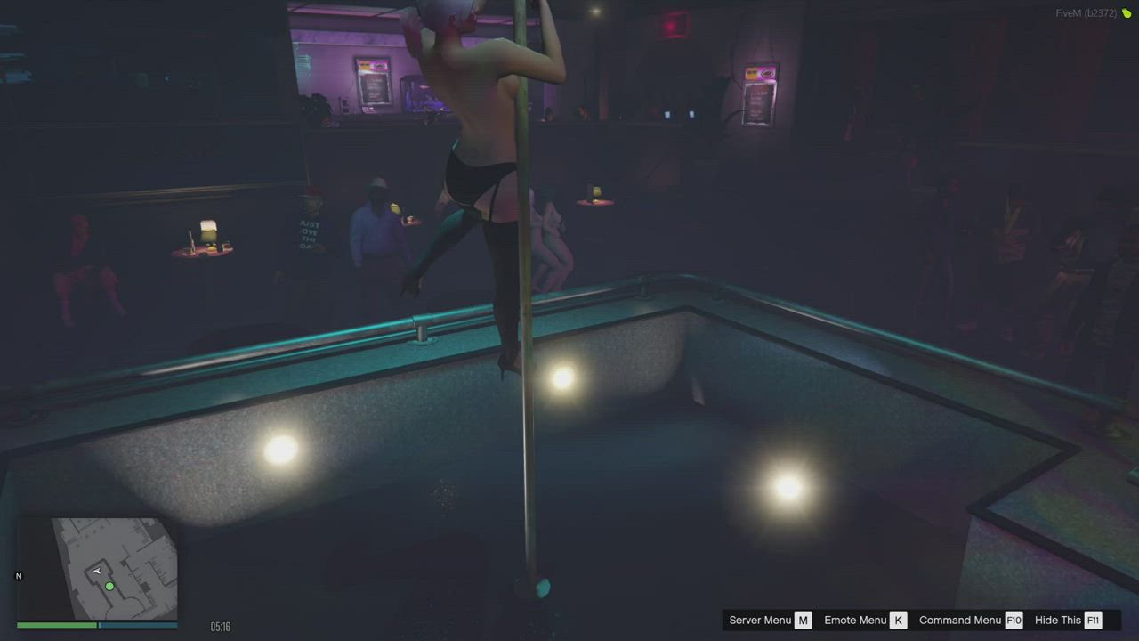 Cartoon Stripper Stripping gif