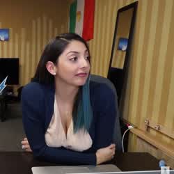 Busty Cleavage Latina gif