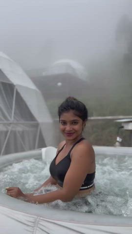 ass booty desi indian sensual swimming pool tamil gif