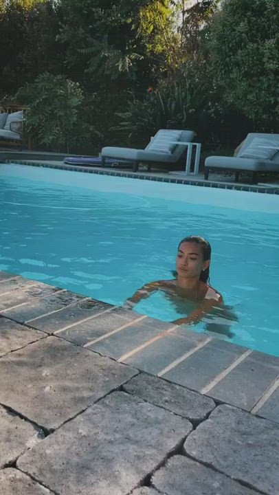 Australian Brunette Model gif